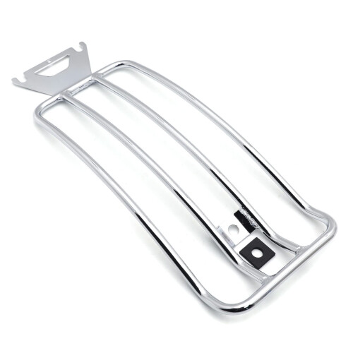 Suporte Traseiro em Aço Cromado 14"x6" Compatível com Harley Davidson FLHT FLHX FLTR