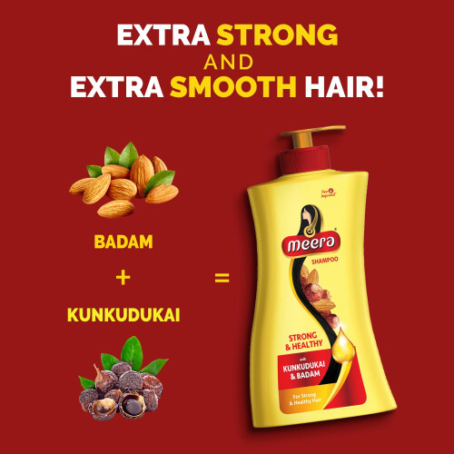 Meera Strong and Healthy Shampoo  650ml 2