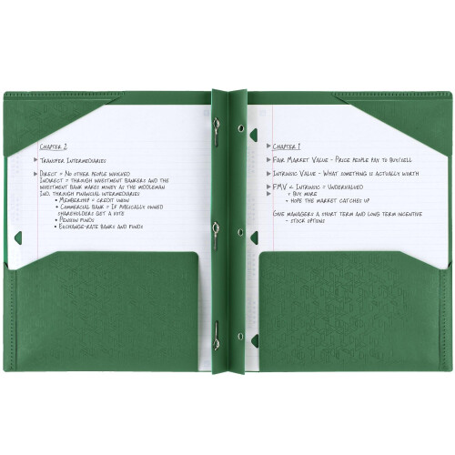 Five Star 2 Pocket Folders  4 Pack  Plastic Folders with Stay-Put Tabs 1