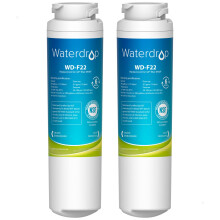 Vattendropp WD-F22 Kylskpsvattenfilterutbyte fr GE MSWF 101820A 101821B RWF1500A Pack med 2 (paketet kan variera)