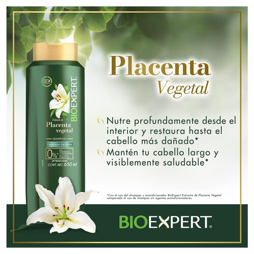 ?ampon bioexpert - Extracto de placenta vegetal 650ml 2