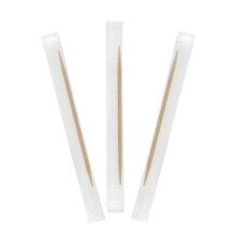 Royal FBA_RIW12S Almindelig individuel celloindpakket tandstikkerpakke på 1000 2,5 """" Beige