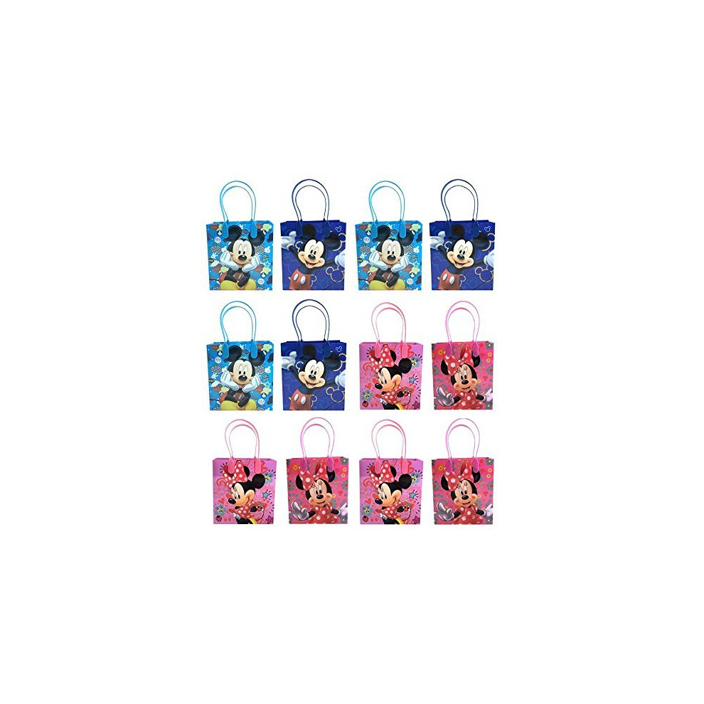 Mickey & Minnie Mouse Mixed Goodie  Favor  Gift Bags 24 Pieces
