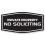 Privat Ejendom No Soliciting Sign (Sort) - Lille 1