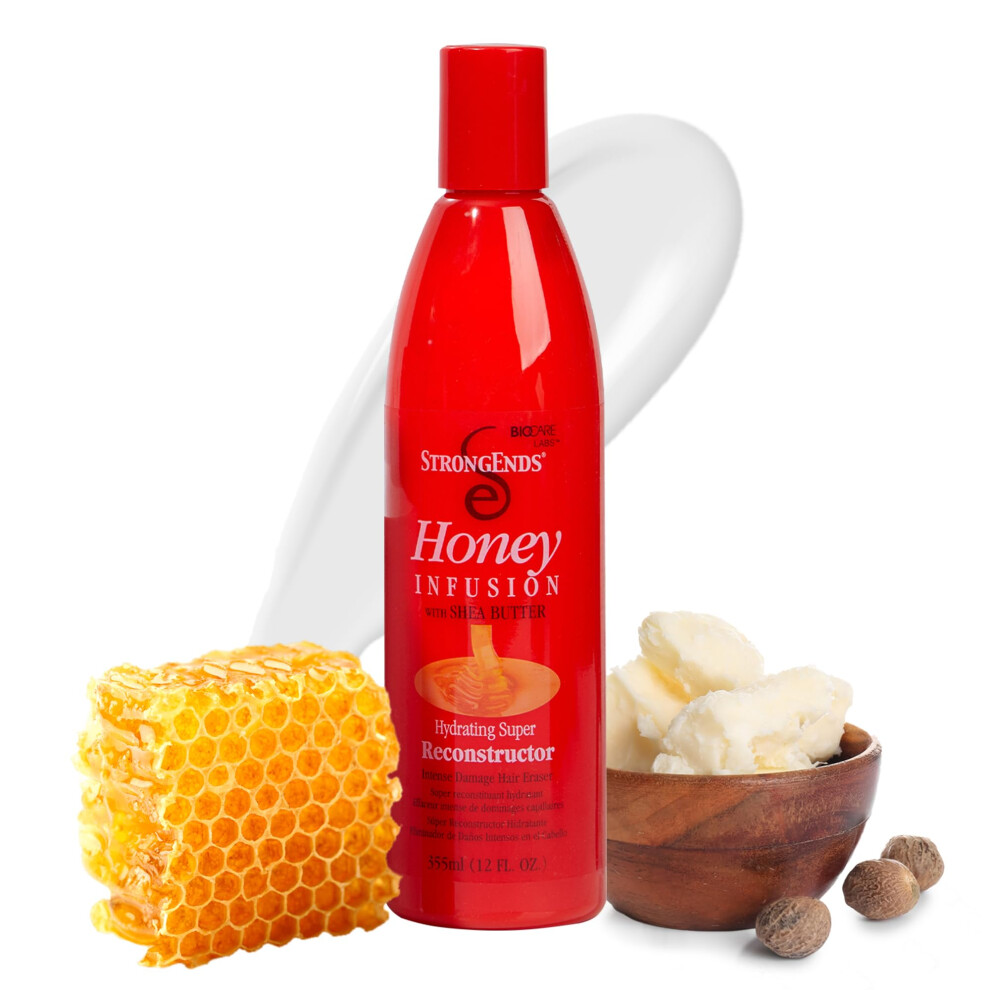 Cura-Heat Strongends Honey Infusion Hydrating Super Reconstructor With Shea Butter