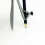 hand2mind Student Math Geometry Compass Silver Precision Tool til Geometry Math Drafting (pakke med 10) 2