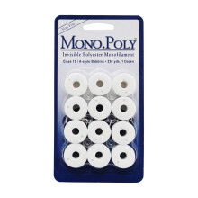verlgsna trdar 119-CL15-CL Monopol Clear Prewound Bobbins