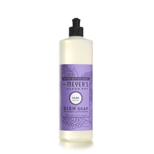 MRS. MEYER'S CLEAN DAY Υγρό Σαπούνι Πιάτων, Βιοδιασπώμενη Συνταγή, Λιλά, 16 fl. oz 1