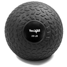 Yes4All 20 lbs Slam Ball for Strength Workout - Slam Medicine Ball (20