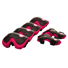 Punisher Skateboards Girls Elbow Kn och handledsdyna fr skateboard eller BMX Youth Ages 8+ Pink
