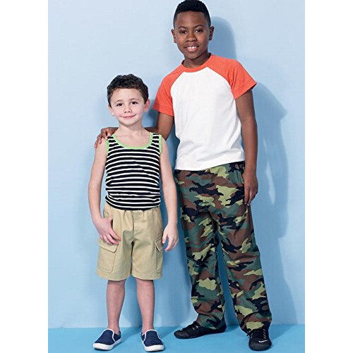 McCalls Patterns Raglan Sleeve and Tank TopsCargo Shorts and Pants 2