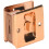 idh by St. Simons 25411-008 Premium Quality Solid Brass Pocket Privacy Door Pull  Bright Copper 2