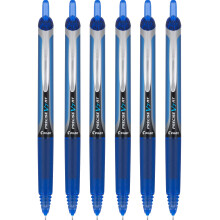 Pilot Precise V7 RT Retractable Rolling Ball Pens Fine Point Blue Ink 6 Pack