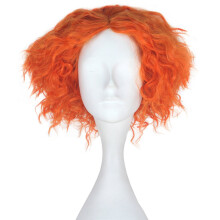 Missuhair barba?i scurti nebuni Clovn peruca creta adult portocaliu cosplay costum peruci de Halloween
