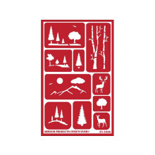 Armour N Over Stencil Landscapes