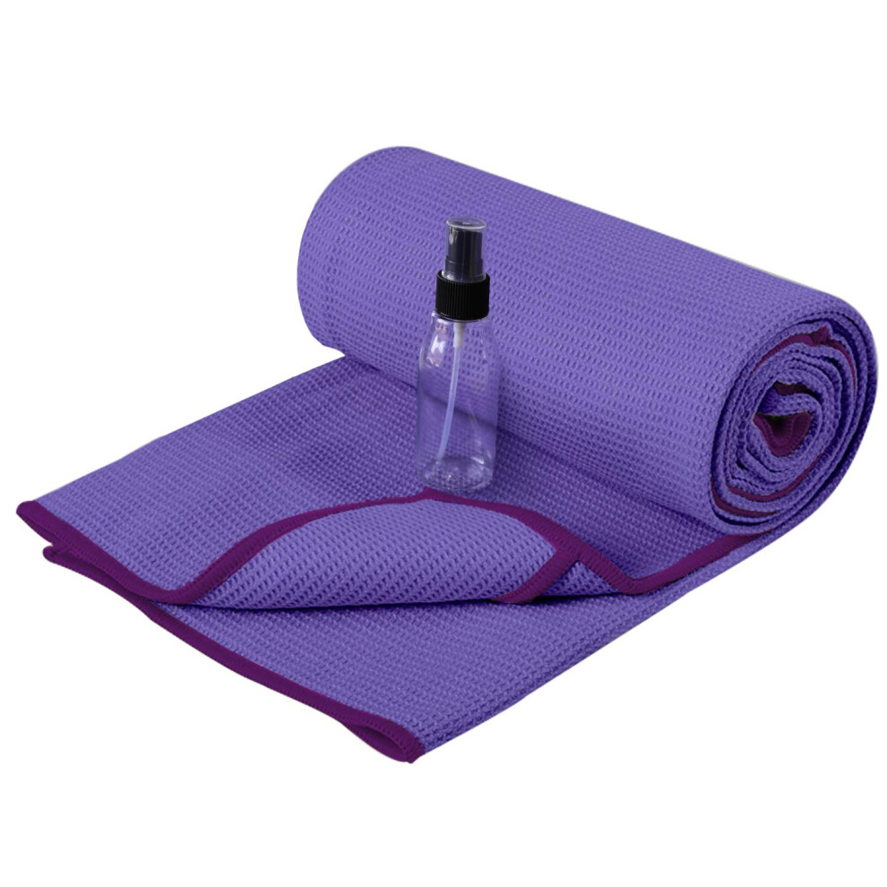 Heathyoga Hot Yoga Towel Non Slip  Microfiber Non Slip Yoga Mat Towel