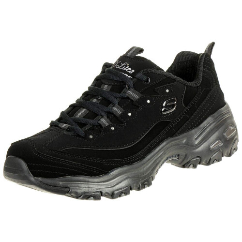 Skechers Skechers γυναικείες Dlites-play Μοντέρνες Sneakers, Μαύρες, 7.5 US