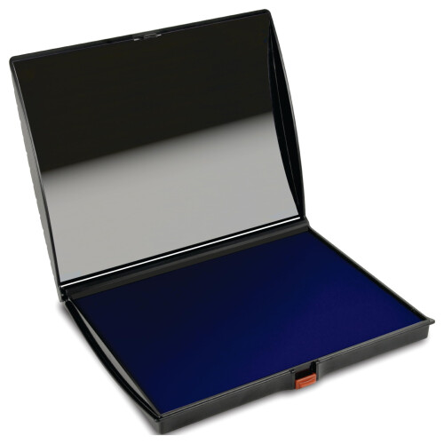 Shiny-AS-0940202 Μεγάλη Σφραγίδα, Βαμβακερή, Πλαστική Θήκη, S4, 5" x 7", Μπλε Μελάνι