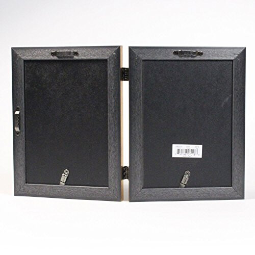 Lawrence Frames 5x7 Hinged Double Sutter Burnished Gold Picture Frame 2