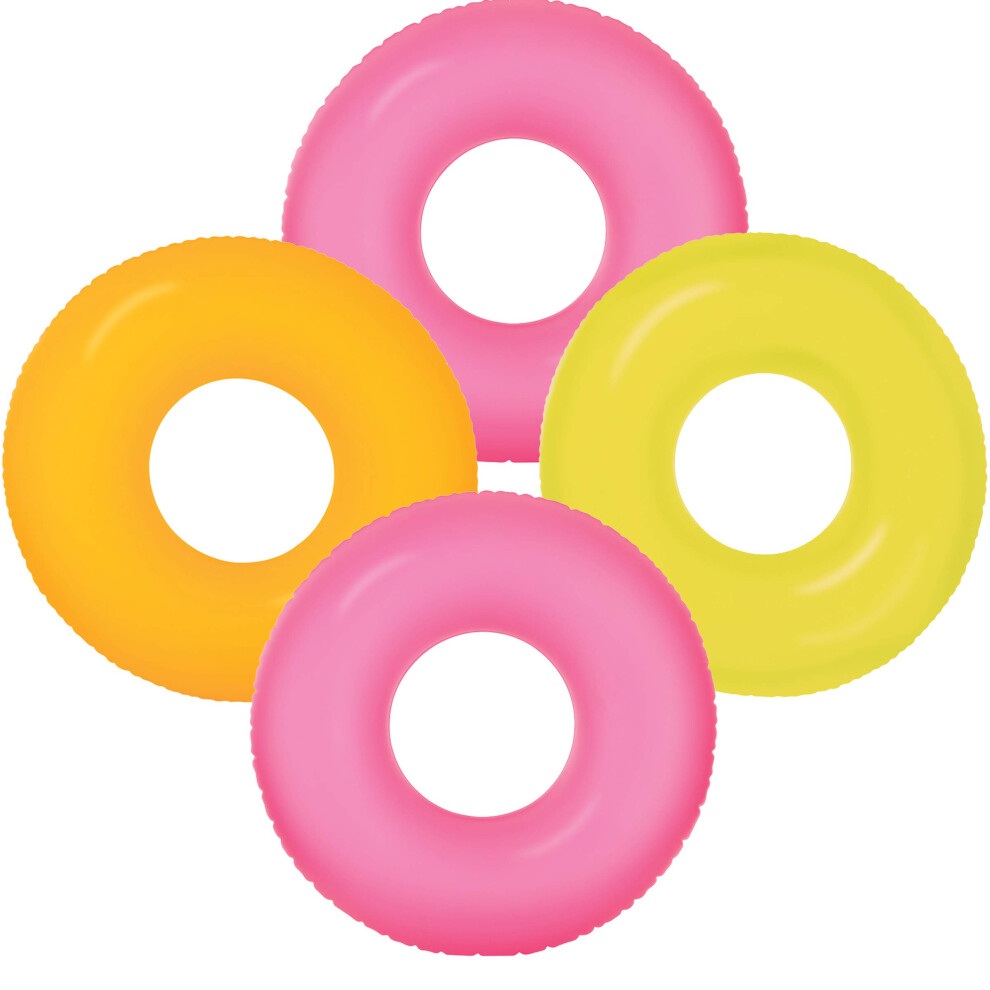Intex Frost Tube Inflatable Sturdy Swim Pool 36"" (4-Pack)