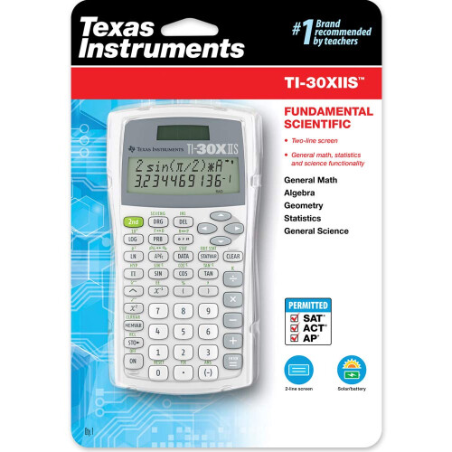 Texas Instruments TI-30XIIS Scientific Calculator  White 1