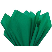 Emerald gr?nt silkepapir 20 x 30 tommer 48 ark premium gaveindpakning tissuepapir