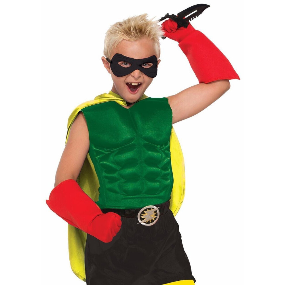 Rubie's Child's Forum Accessoire de costume de poitrine muscl   e de super-h   ros Vert