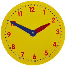 DIDAX Uddannelsesressourcer Magnetisk demonstrationsur Matematik Manipulativ 12 tommer diameter