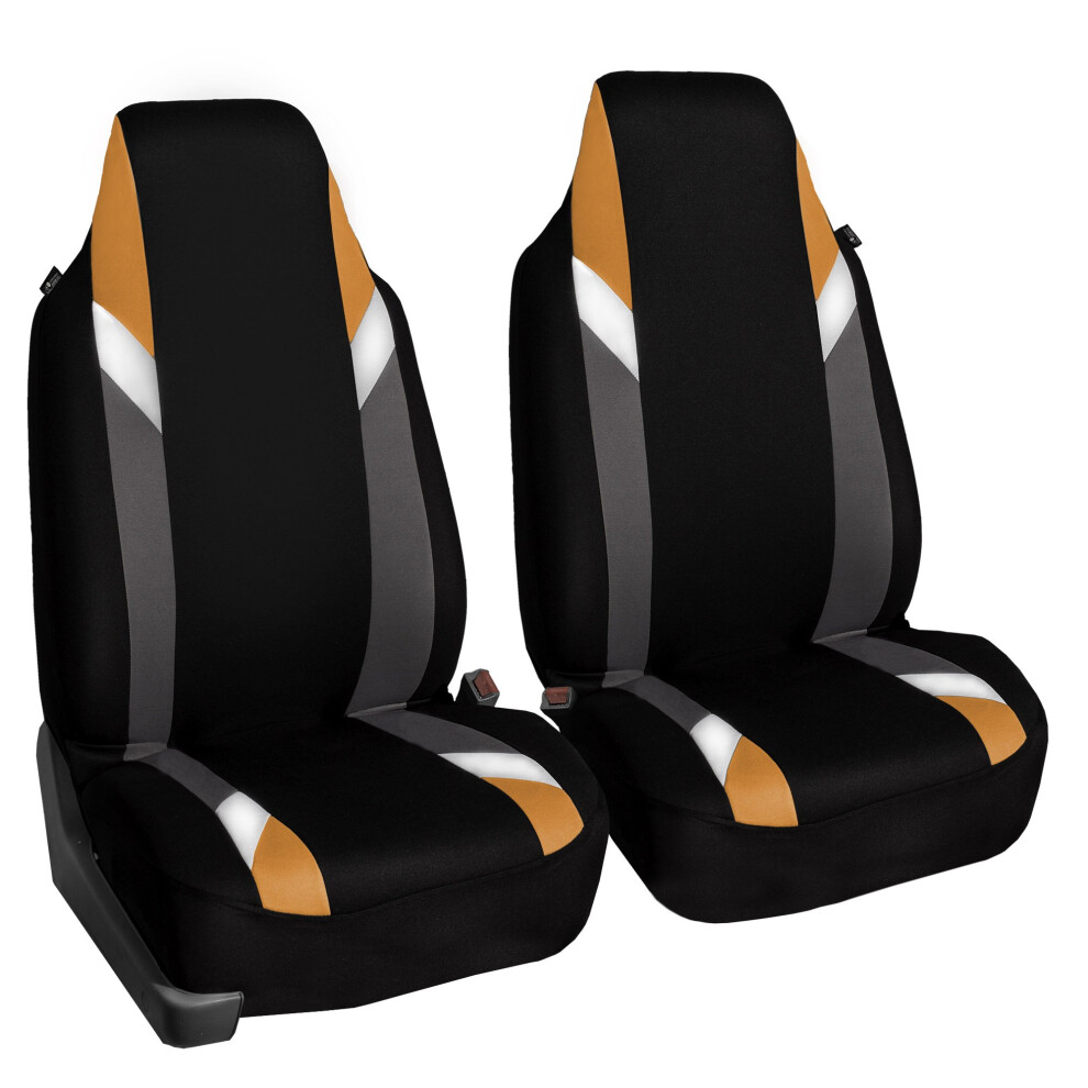 Fh Group Car Seat Cover Cloth Front Set - Car Seat Covers For Bucket S 816352021811