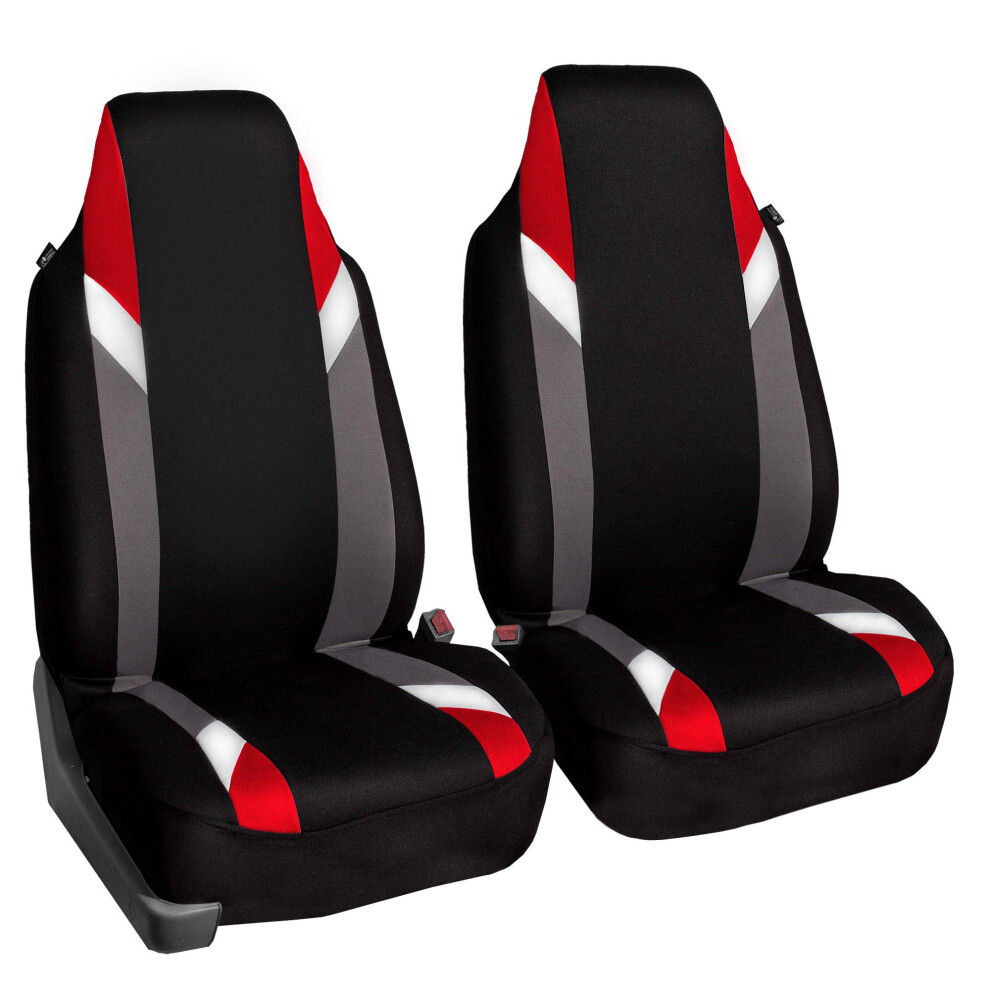 Fh Group Car Seat Cover Cloth Front Set - Car Seat Covers For Bucket S 816352021842