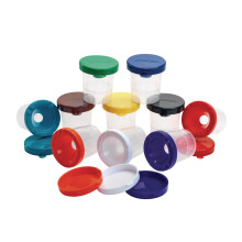 Farvning Luftt?t No-Mess Paint Cups For Kids Paints Set med 10 Essential Paint Supply Kids Painting Cups No Spill Maling Kids Paint Cups Homescho