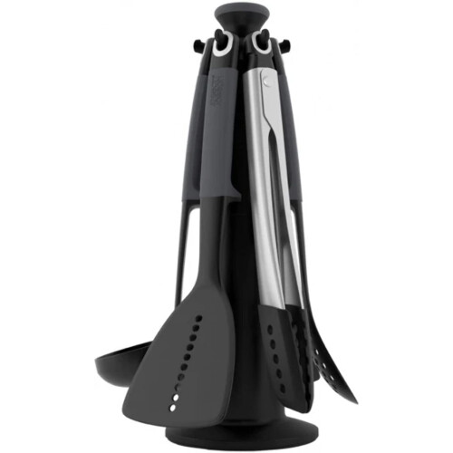 Joseph Joseph Joseph Joseph Elevate Carousel Nylon Kitchen Utensil Set with Rotating 1