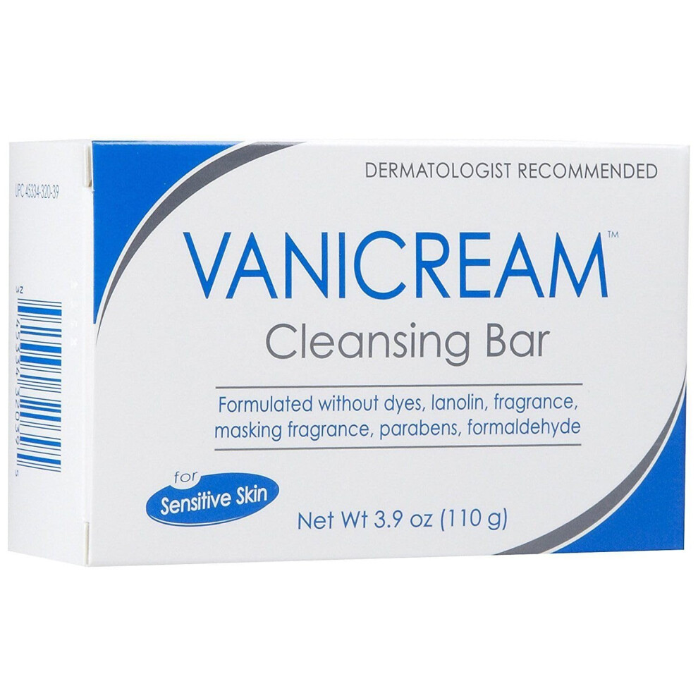 Vanicream - Barra Detergente Per Pelli Sensibili, 110 Ml, Confezione Da 2-image