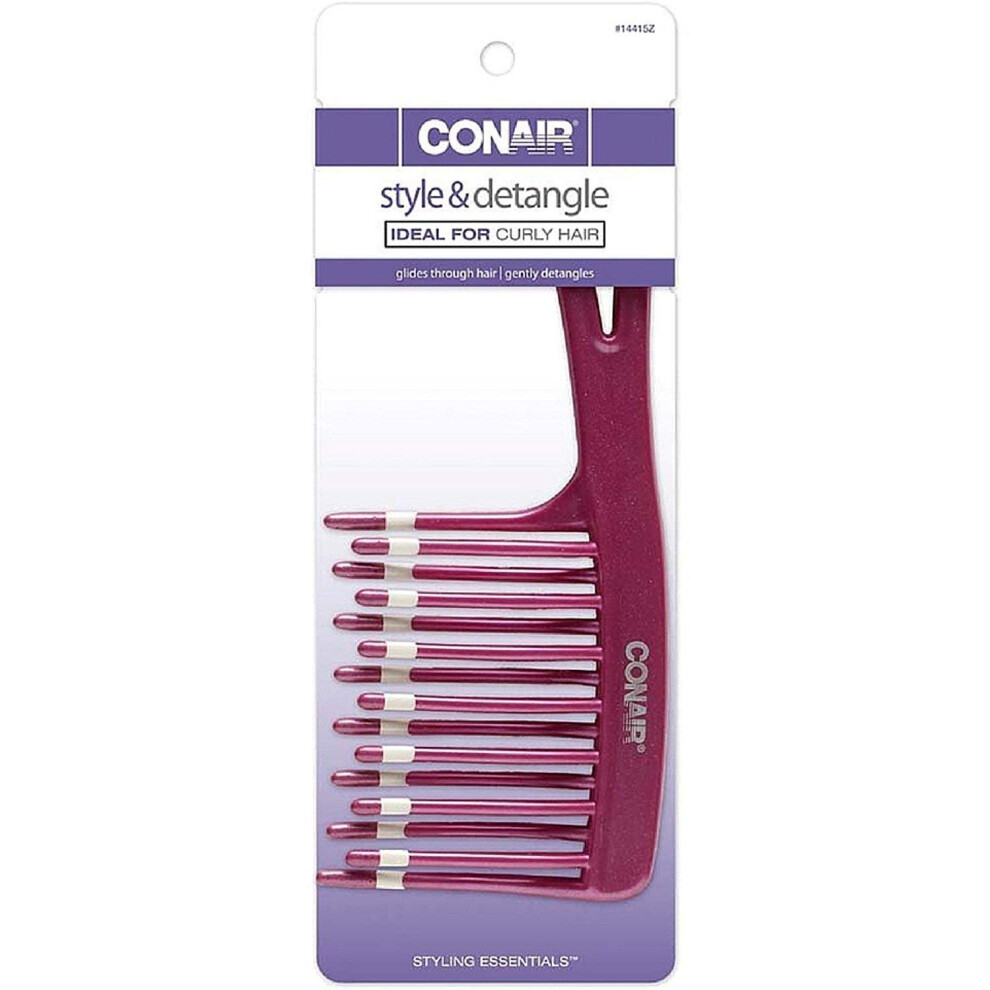 Conair Unisex Not,Specified Comb Detngle Size Ea Pack Of 2
