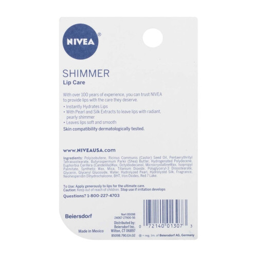 NIVEA NIVEA Baume à Lèvres Éclatant 4 x 0,17 oz 2