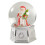 Spode Weihnachtsbaum musikalischer Santa Schneekugel, groß 1