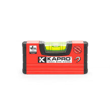 Kapro  246 Handliche Taschenwasserwaage  magnetisch  mit VPA-zertifizierter und stofester Libelle  mit Gummi-Endkappen  Taschenformat und kompa