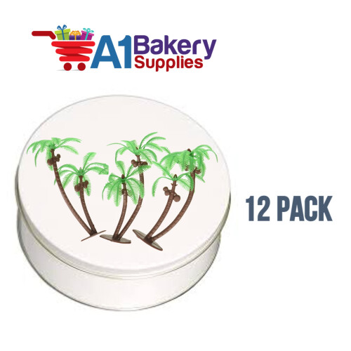 Topos de Bolo/Queque de Palmeiras com Coco - 12 pcs da A1 Bakery Supplies 1