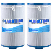 Filtry zamienne Clarathon 2 do wanien Lifesmart Freeflow AquaTerra Hydromaster Grandmaster Simplicity Bermuda Spa - 50SF [2 szt.]