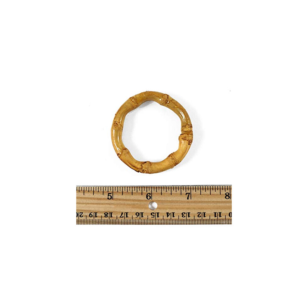 2-Calowa Klamra Bambusowa Z Klamra Pierscieniowa, 2 Pary (4 Sztuki) HD-043-image