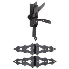 National Hardware N109-015 V867 Gate Kit, musta