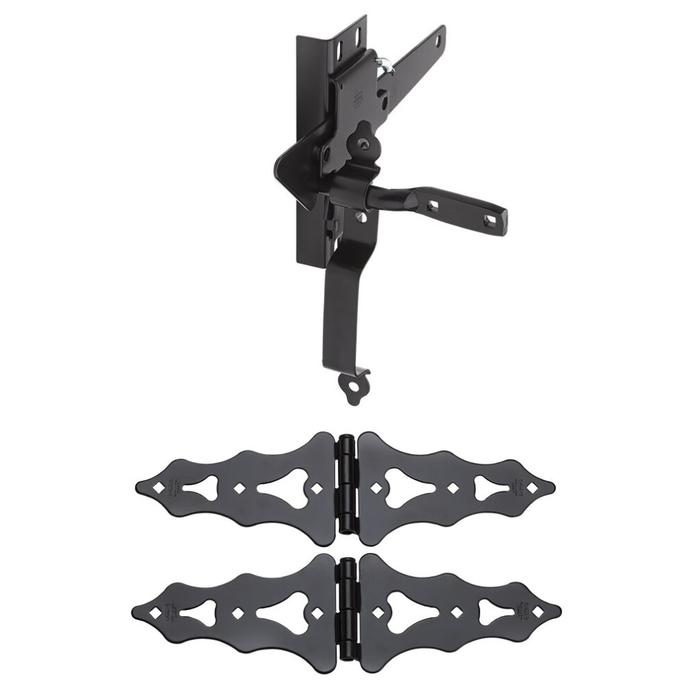 National Hardware N109-015 V867 Gate Kit In Black 886780017762