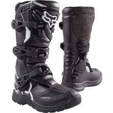 Bota de motocross Fox Racing unisex para ni?os COMP 3, color negro, talla 6