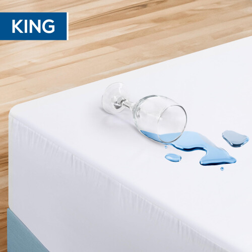Utopia Bedding Premium com zper revestimento de colcho (cabe em colcho king de 12 polegadas) - Protetor de colcho  prova d'gua e  prova de 1