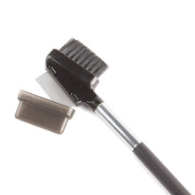Beauty7 Eyelash Brush Eyebrow Brush Spoolie Brush Eyelash Resuable Dual Comb Stainless Steel Teeth Mascara Applicator Makeup Too