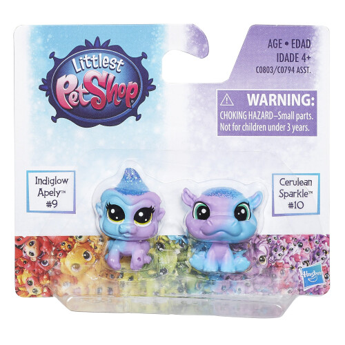 Littlest Pet Shop Petlest Pet Shop Indiglow Apelley e Sparkle Cerulean 1