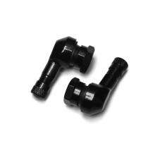 VOFONO Cierne 90-stupnov CNC ventily na motocyklov pneumatiky s priemerom 10-11,3 mm pre Harley Davidson, BMW, Honda, Kawasaki, Suzuki, Yamaha