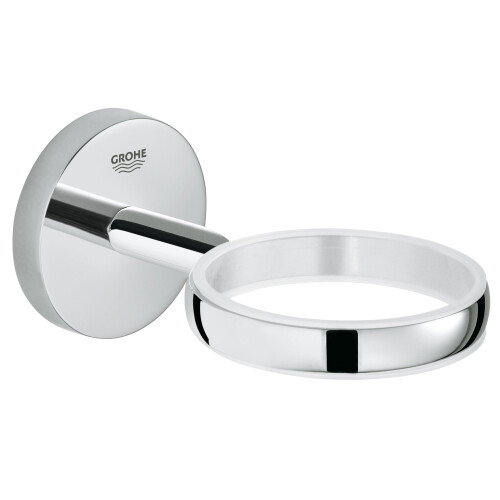 Grohe Grohe 40585001 BauCosmopolitan Θήκη για Γυαλί/Σαπούνι, Χρώμιο Starlight