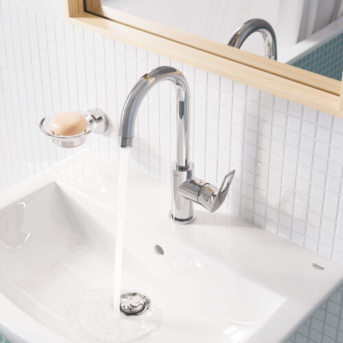 Grohe Grohe 40585001 BauCosmopolitan Θήκη για Γυαλί/Σαπούνι, Χρώμιο Starlight 2
