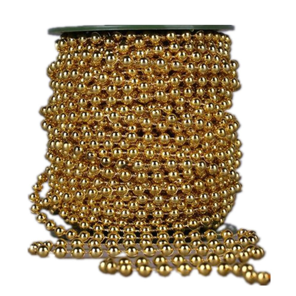 Ltvystore Rouleau De 25 M Tres De Guirlande De Perles Dor Es Pour Centres De Table De Mariage, Bouquet De Mari E, D Coration Artisanale-image